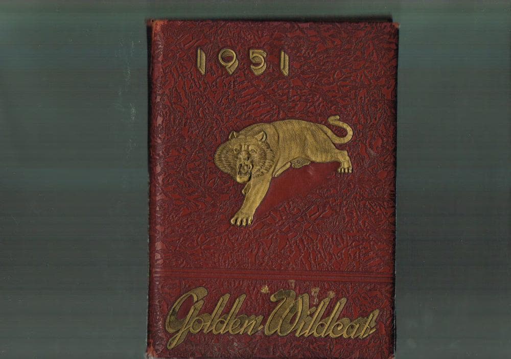 Cover of the 1951 Melrose yearbook