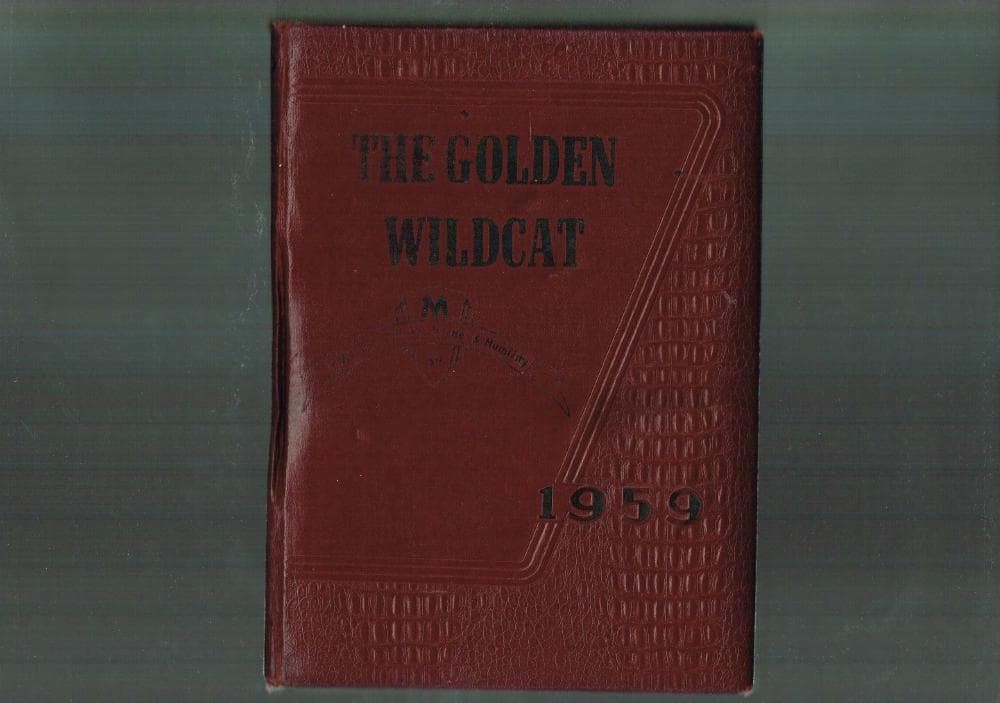 Cover of the 1959 Melrose yearbook