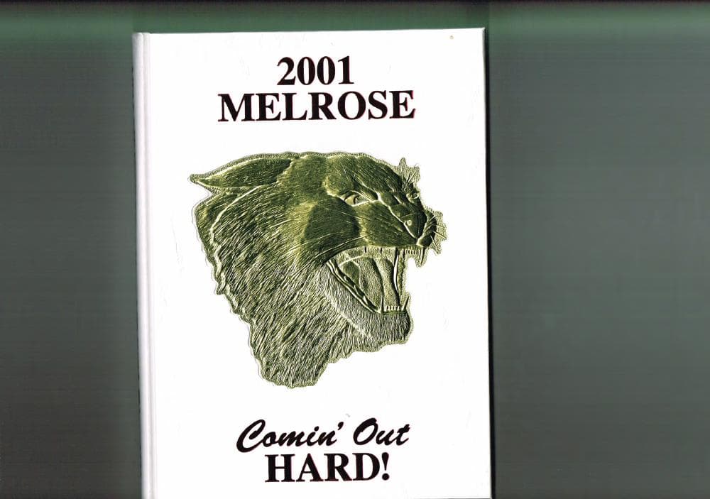 Cover of the 2001 Melrose yearbook