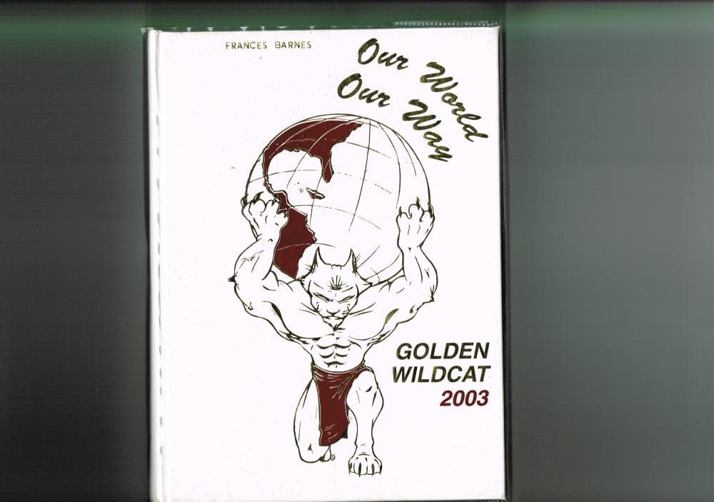 Cover of the 2003 Melrose yearbook